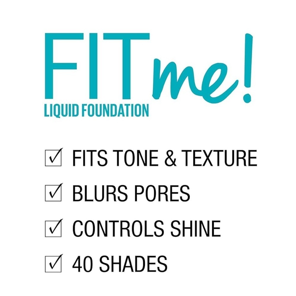 Maybelline Fit Me Matte + Liquid Foundation, 110 Porcelain, Oil-Free Foundation - Picture 6 of 6